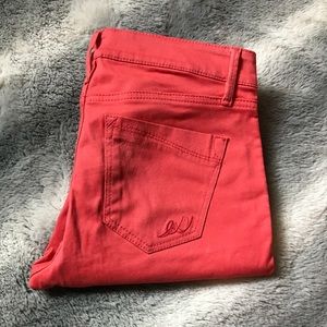 Express Coral Soft Denim Jeans